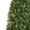 Prelit Artificial Christmas - Tree Half Tree Clear LED (7’) - HOLIDAY TREE
